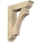 Ekena Millwork Westlake Traditional Rough Sawn Bracket w/ Offset Brace, Douglas Fir, 8"W x 30"D x 38"H BKT0806X30X38WTL01RDF - alternate 1